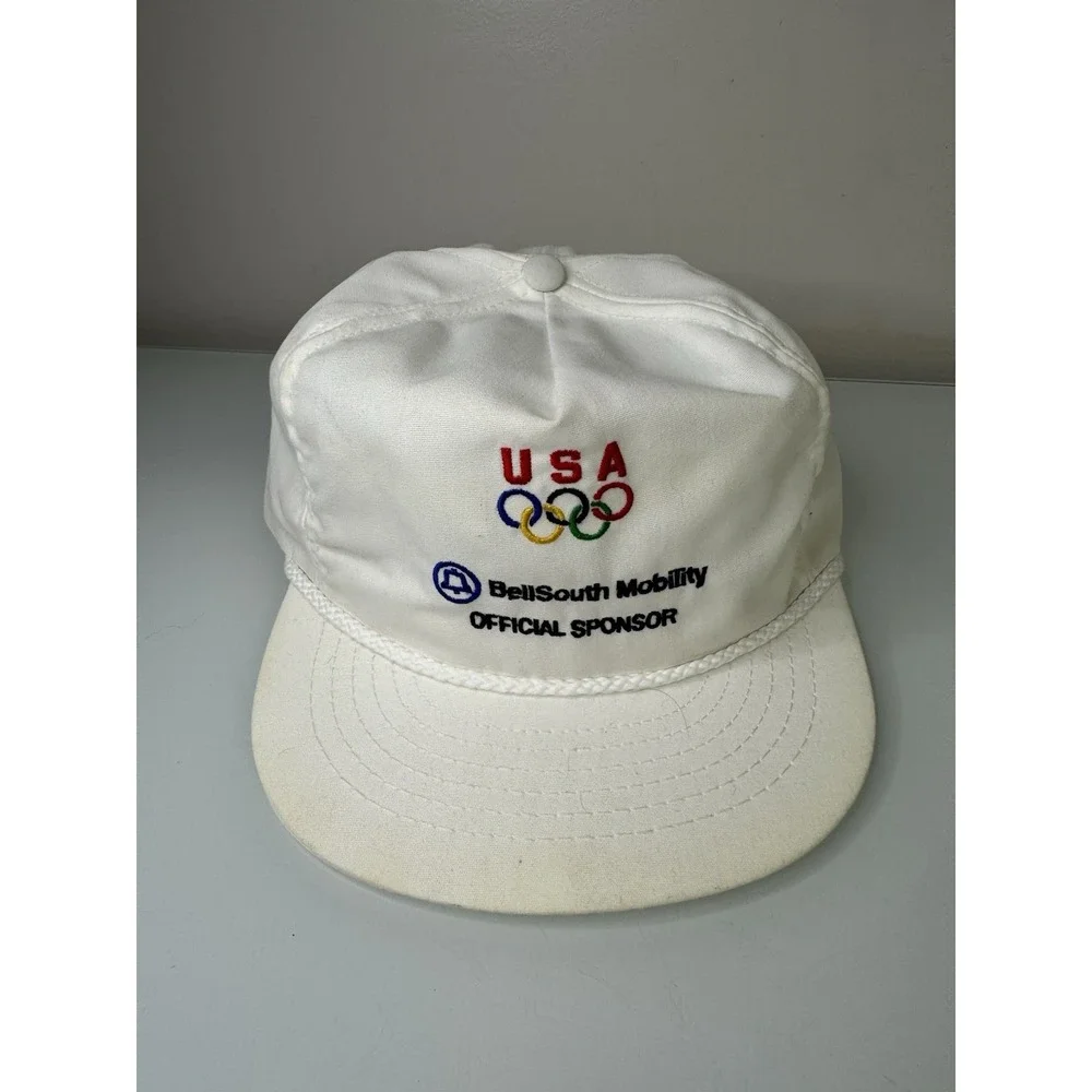 Vintage 1996 Atlanta Olympics Swingster Hat Snapback Bellsouth Sponsor USA